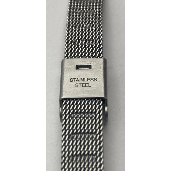 Hillard & Hanson Women's Watch 18mm Mesh Steel Adjustable Band - New Battery - Picture 6 of 9